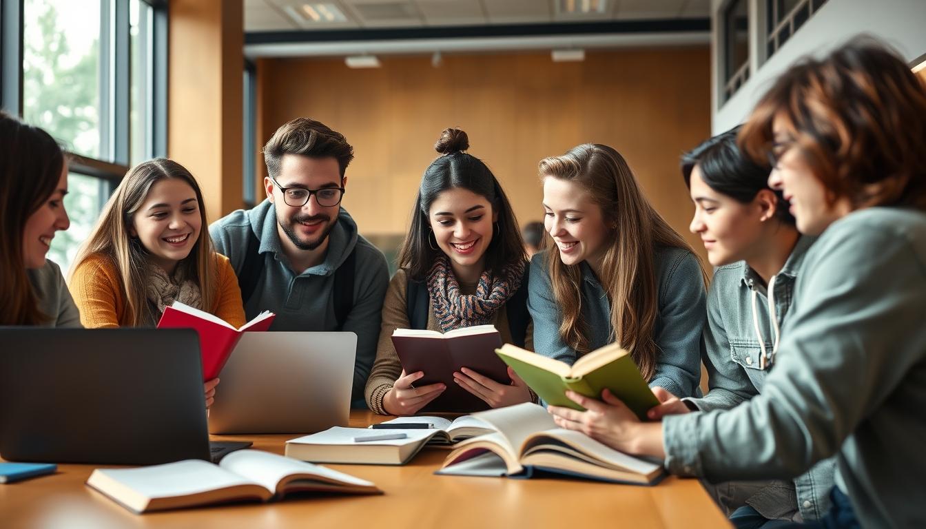 Structured study materials and learning resources on a desk